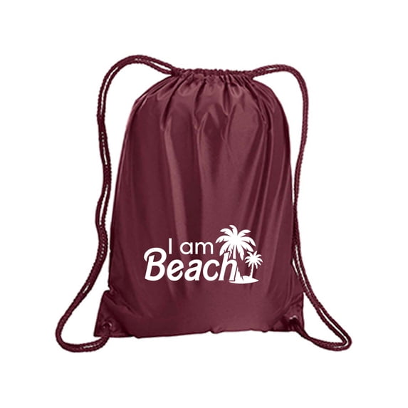 I Am Beach Cinch Pack