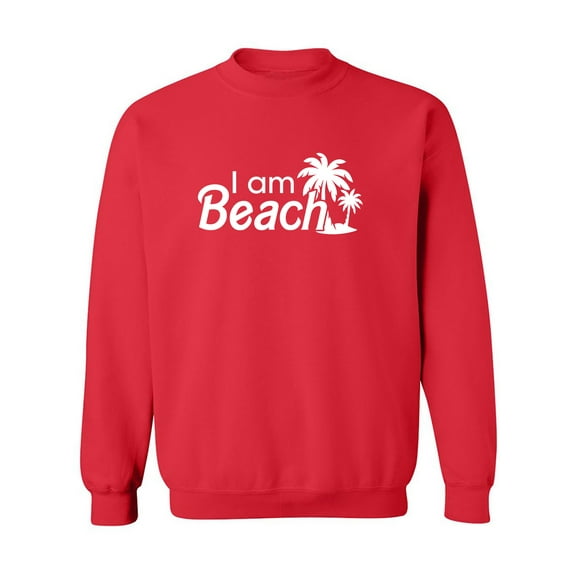 I Am Beach Crewneck Sweatshirt