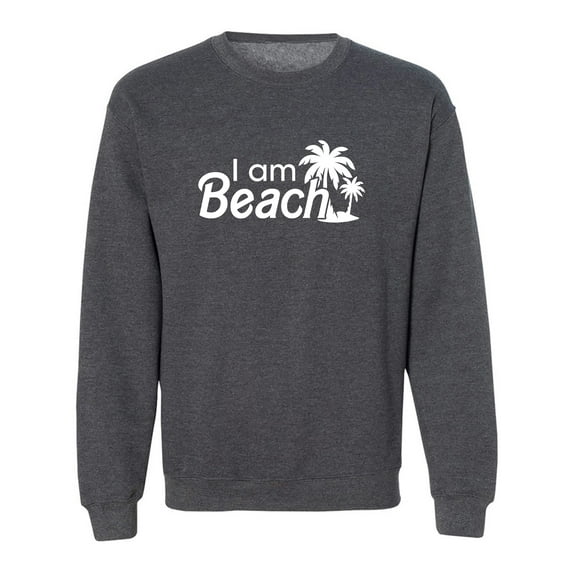 I Am Beach Crewneck Sweatshirt