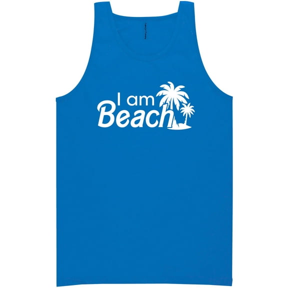 I Am Beach Neon Tank Top