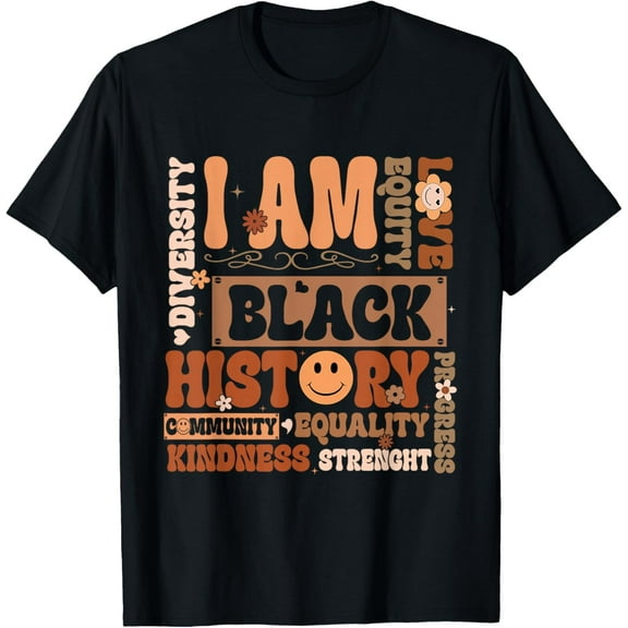 I Am Black History Black History Month Women T-Shirt Shirts
