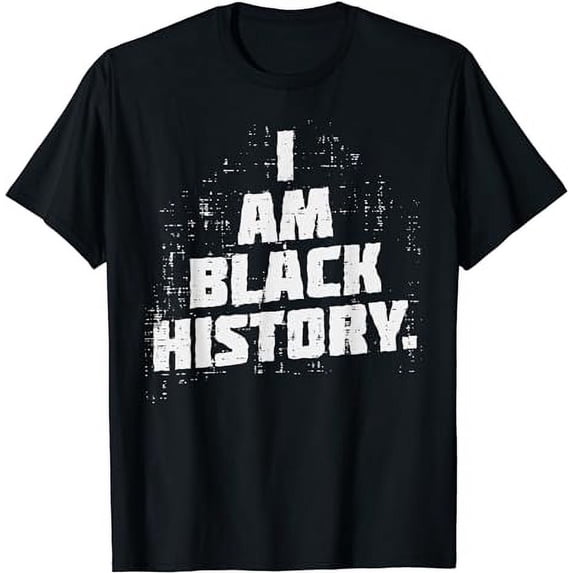 I Am Black History Shirt Pro African Pride Month Protest T-Shirt