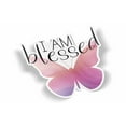 thumbnail image 1 of I Am Blessed Butterfly Waterproof Sticker, 1 of 1