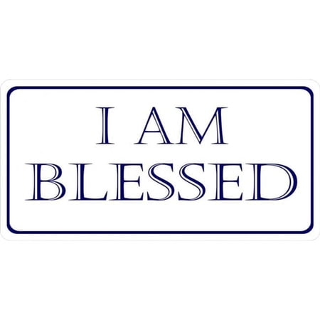 I Am Blessed Photo License Plate