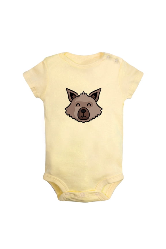 I Am a Carnivore Funny Rompers For Babies, Animal Gray Wolf Pattern Baby Jumpsuit, Newborn Baby Unisex Bodysuits, Infant Jumpsuits, Toddler 0-24 Months Kids One-Piece Oufits