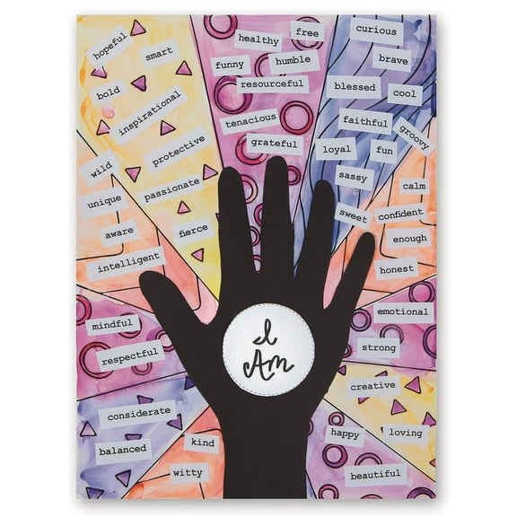 I Am Collages Craft Kit, Pack of 24, 9 in x 12 in, Cardstock Background