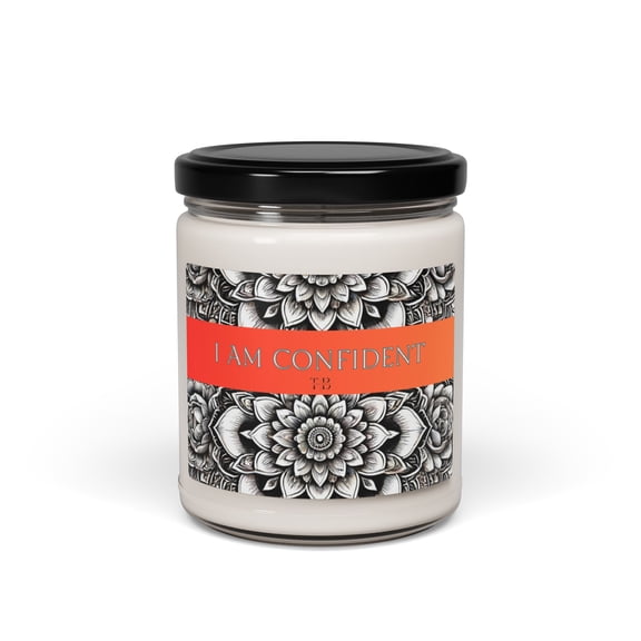 "I Am Confident" Affirmation Scented Soy Candle, 9oz