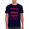 thumbnail image 1 of I Am Crazy Nana With Cutest Grandkids Ever Funny Grandma T-Shirt, for men & women, up to size 5XL, 1 of 3