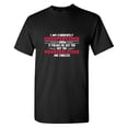 thumbnail image 1 of I Am Currently Sarcastic Humor Graphic Tees Gift For Mens Novelty Funny T Shirt, 1 of 5