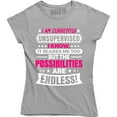 thumbnail image 1 of I Am Currently Unsupervised I know It Scares Me Too But The Funny T-Shirt, 1 of 4