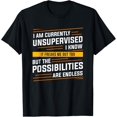 thumbnail image 1 of I Am Currently Unsupervised T-Shirt, 1 of 4