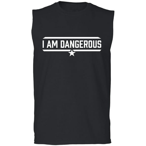 I Am Dangerous Adult Sleeveless Tee