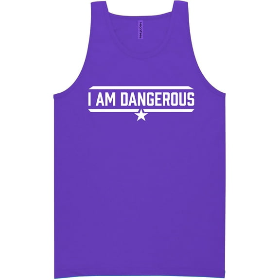 I Am Dangerous Neon Tank Top