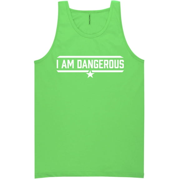 I Am Dangerous Neon Tank Top
