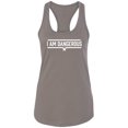thumbnail image 1 of I Am Dangerous Racerback Tank, 1 of 2