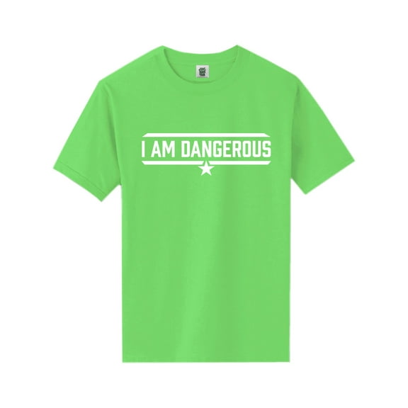 I Am Dangerous Short Sleeve Neon T-Shirt
