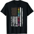 thumbnail image 1 of I Am Different Not Less USA Flag Autism Autistic Boys Girls T-Shirt, 1 of 4