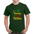 thumbnail image 1 of I Am Dreaming Of A Wine Christmas T-shirt Yuletide Holiday Tee Fun Gift T Shirt, 1 of 1