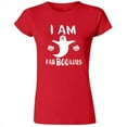 thumbnail image 1 of I Am Fabulous Lady Tshirt Halloween Costume Boo Tee Color Red Small, 1 of 2