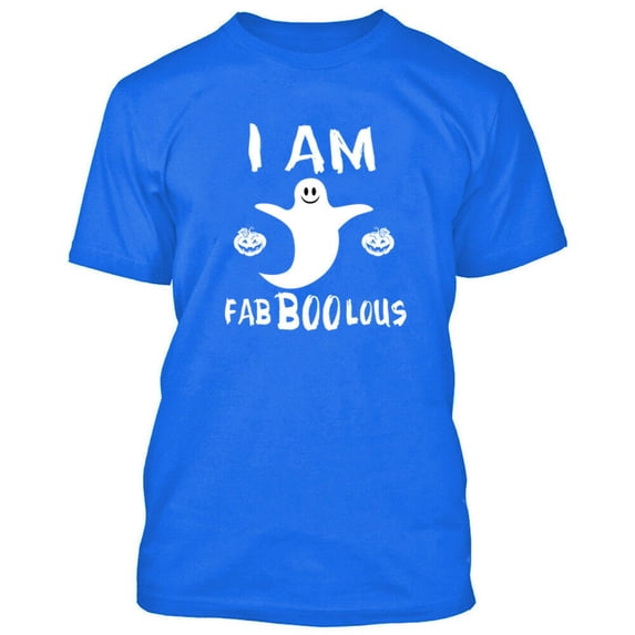 I Am Fabulous Man T-shirt Halloween Costume Tee Color Royal Blue Medium