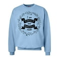 thumbnail image 1 of I Am Fearfully And Wonderfully Made Ladies Christian Crew Sweatshirt-Light Blue-large, 1 of 4