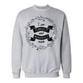 thumbnail image 1 of I Am Fearfully And Wonderfully Made Ladies Christian Crew Sweatshirt-Light Steel-xl, 1 of 4