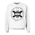 thumbnail image 1 of I Am Fearfully And Wonderfully Made Ladies Christian Crew Sweatshirt-White-small, 1 of 4