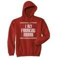 thumbnail image 1 of I Am Freaking Merry Unisex Hoodie Funny Sarcastic Christmas Graphic Hooded Sweatshirt, 1 of 8