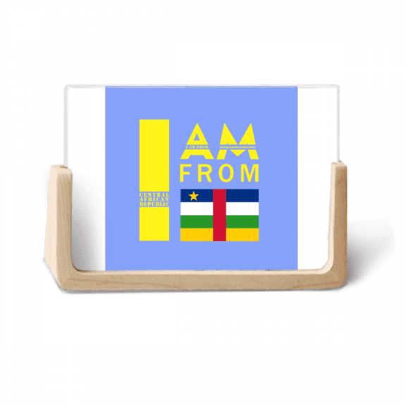 I Am From Central African Republic Photo Wooden Photo Frame Tabletop Display