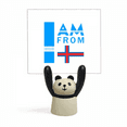 thumbnail image 1 of I Am From Faroe Islands Art Deco  Fashion Memo Holder Cartoon Animal Panda Stand Decoration, 1 of 3