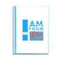 thumbnail image 1 of I Am From Fiji Art Deco  Fashion Book Sheet Protectors Portfolio Binder Folder, 1 of 3