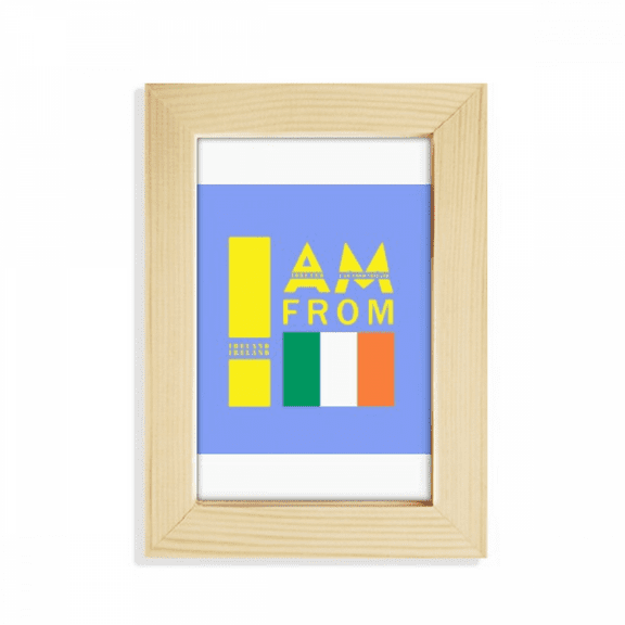 I Am From Ireland Art Deco Fashion Desktop Display Photo Frame Picture Art Painting 5x7 inch