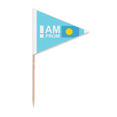 thumbnail image 1 of I Am From Palau Art Deco  Fashion Toothpick Triangle Cupcake Toppers Flag, 1 of 3