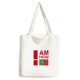 thumbnail image 1 of I Am From Portugal Art Deco Fashion Tote Canvas Bag Shopping Satchel Casual Handbag, 1 of 3