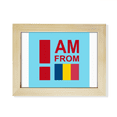 thumbnail image 1 of I Am From Romania Art Deco Fashion Desktop Photo Frame Picture Art Decoration Painting 6x8 inch, 1 of 4