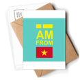 thumbnail image 1 of I Am From Vietnam Art Deco  Fashion Postcards Envelopes Blank Note Cards Mailing, 1 of 4