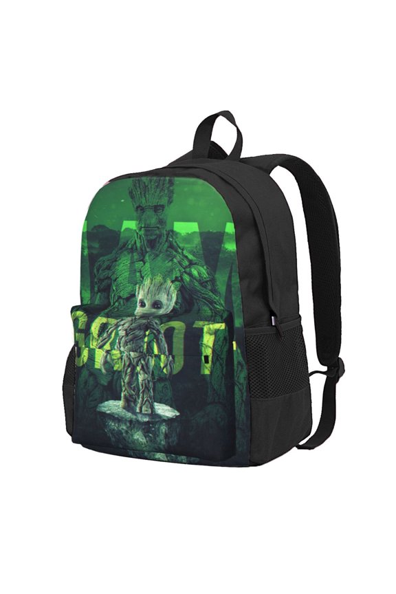 I Am Groot Backpack Book Bags Casual Daypack For Travel Work Office