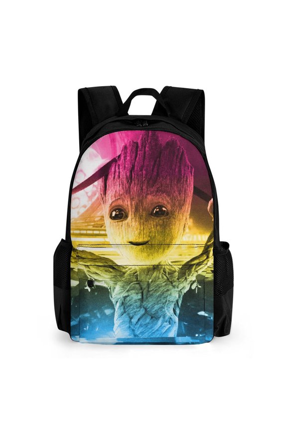 I Am Groot Backpack Book Bags Casual Daypack for Travel Work Office