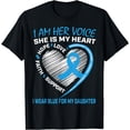thumbnail image 1 of I Am Her Voice I Wear Blue For My Daughter Autism Awareness T-Shirt, 1 of 4