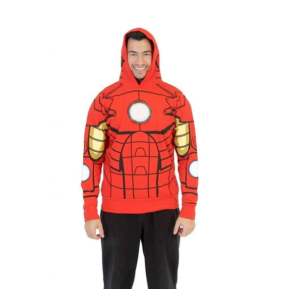 I Am Iron Man LED Light Up Adult Sweatshirt Hoodie