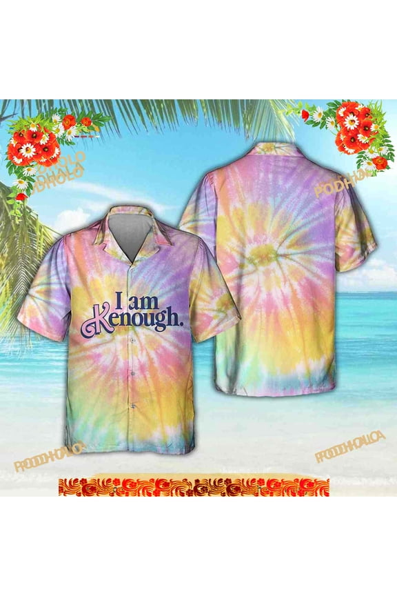 I Am Kenough Barbenheimer Movie Funny Hawaiian Shirt