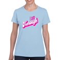 thumbnail image 1 of I Am Kenough Quote T-shirt Women's -SmartPrintsInk Designs, 1 of 3