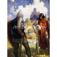 thumbnail image 1 of I Am Lancelot Of The Lake - CANVAS OR FINE PRINT WALL ART, 1 of 1