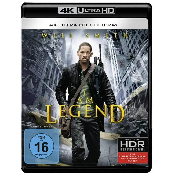 I Am Legend 4K, 1 UHD-Blu-ray + Blu-ray + Digital HD (4K Ultra HD)