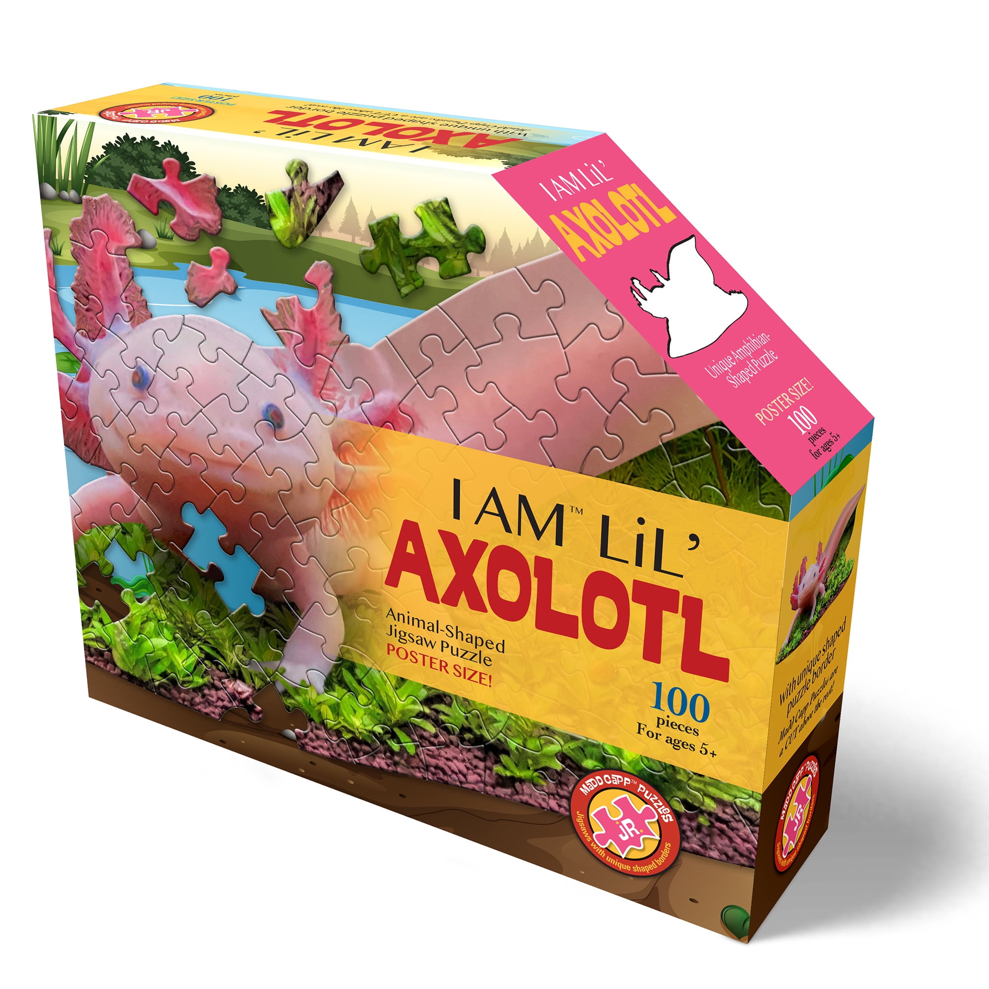 I Am LiL' Axolotl Jigsaw Puzzle, 100 Pieces