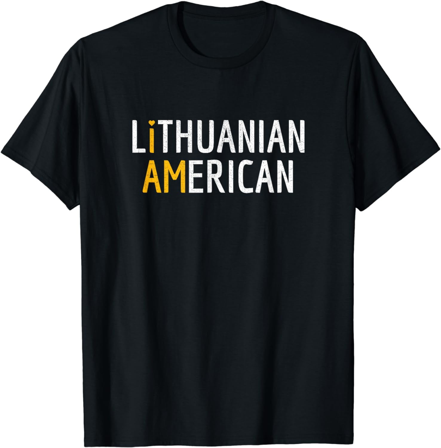 I Am Lithuanian American - Lithuania and America Pride T-Shirt ...