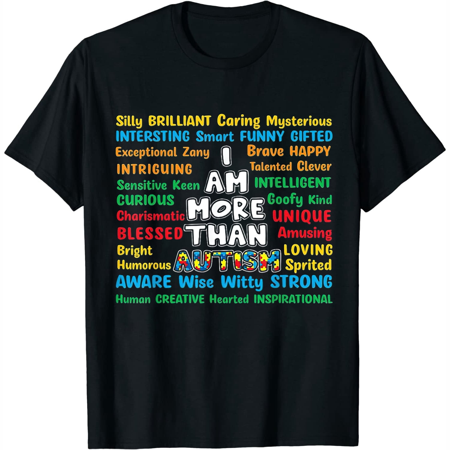 I Am More Than Autism Awareness Autistic Girls T-Shirt - Walmart.com