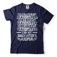 thumbnail image 1 of I Am My Daughters Keeper T-Shirt Funny Dad Shirt Father's Day Gift Shirt Mens Humorous Gift Tee (Medium Navy Blue), 1 of 6