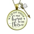 thumbnail image 1 of I Am Not Afraid Gutsy Goodness Bronze Necklace Gutsy Goodness Female Adult Metal Jewelry, 1 of 8