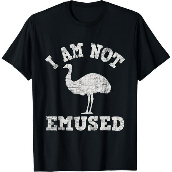 I Am Not Emused - Safari Animal Lover Zookeeper Emu Lover T-Shirt mens t shirt,black,women,funny,misfits,men,journey,t-shirt